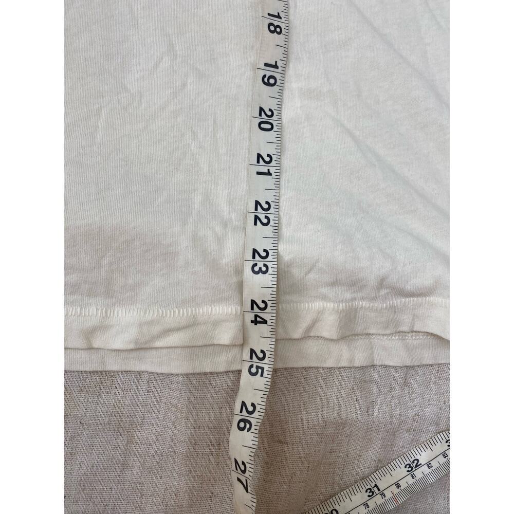 Anine Bing Ashton Vintage Cream Bing Tee Size Small - Picture 11 of 14